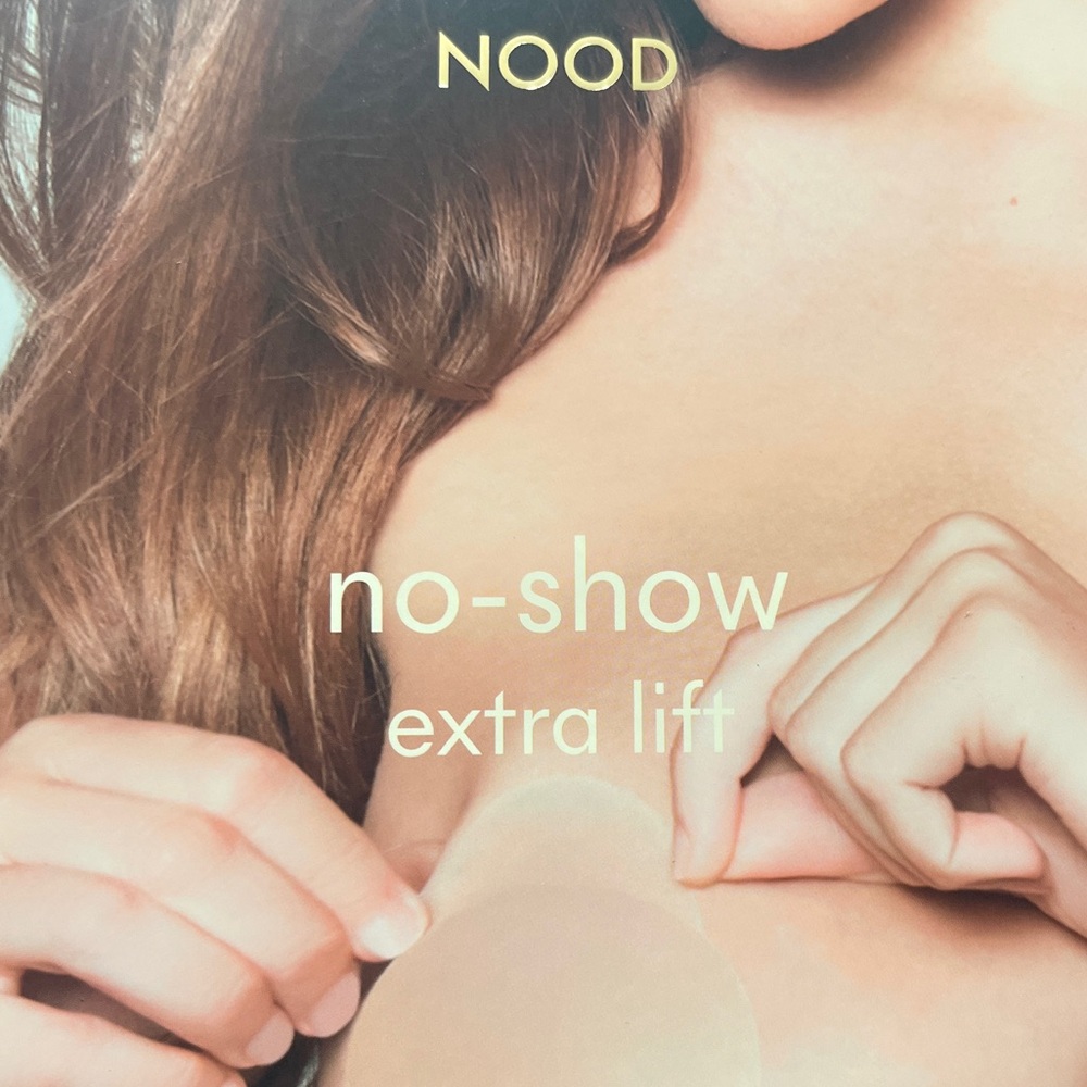 Brand New. Never Worn. NOOD extra lift 4.75  no show nipple covers.